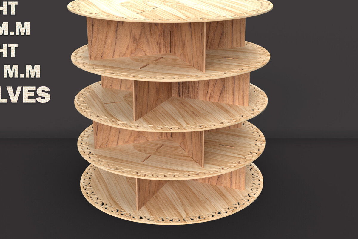 Intra απο ξύλο plywood 3mm-4mm πάχος – Ράφι παπουτσιών για / ράφι παπουτσιών Δίασταση  20x20 cm INTRAFABR-73783964