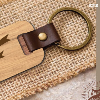 Intra απο ξύλο plywood 3mm-4mm πάχος – Μπρελόκ Shooting Stars2 Δίασταση  5x5 cm INTRAFABR-115708248 - Image 1