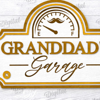 Intra απο ξύλο plywood 3mm-4mm πάχος – Σημάδι. Πινακίδα γκαράζ του παππού Δίασταση 20x20 cm INTRAFABR-114319107 - Image 1