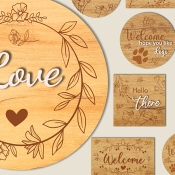 Intra απο ξύλο plywood 3mm-4mm πάχος – Υπογραφή Bundle Δίασταση  20x20 cm INTRAFABR-13745987 - Image 1
