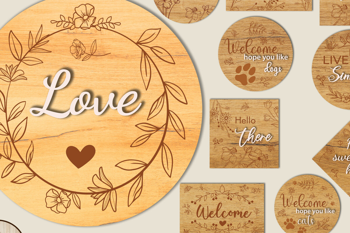 Intra απο ξύλο plywood 3mm-4mm πάχος – Υπογραφή Bundle Δίασταση  20x20 cm INTRAFABR-13745987