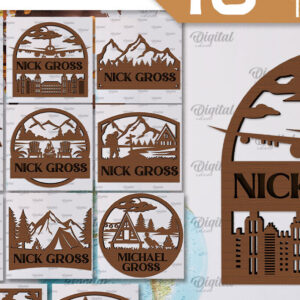 Intra απο ξύλο plywood 3mm-4mm πάχος – Πινακίδες για ταξιδιώτες Δέσμη κοπής με λέιζερ Δίασταση  20x20 cm INTRAFABR-101598790