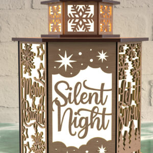 Intra απο ξύλο plywood 3mm-4mm πάχος – Silent Night Δίασταση  20x20 cm INTRAFABR-107238719