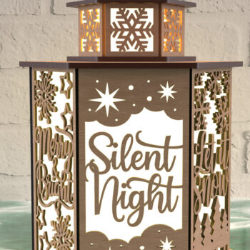 Intra απο ξύλο plywood 3mm-4mm πάχος – Silent Night Δίασταση 20x20 cm INTRAFABR-107238719 - Image 1