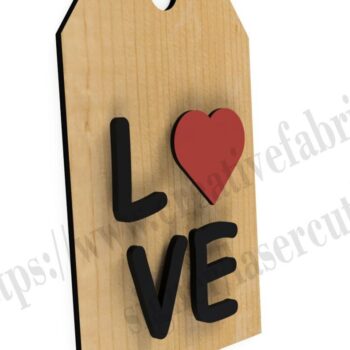 Intra απο ξύλο plywood 3mm-4mm πάχος – Σιλουέτες για την ημέρα της αγάπης Δίασταση  20x20 cm INTRAFABR-30487421 - Image 6