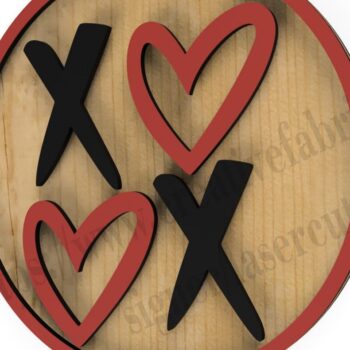 Intra απο ξύλο plywood 3mm-4mm πάχος – Σιλουέτες για την ημέρα της αγάπης Δίασταση  20x20 cm INTRAFABR-30487421 - Image 7