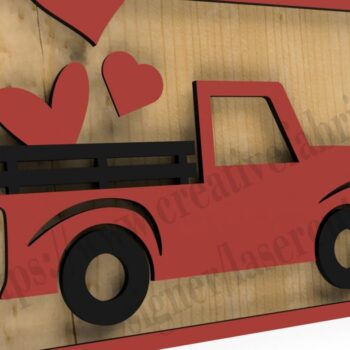 Intra απο ξύλο plywood 3mm-4mm πάχος – Σιλουέτες για την ημέρα της αγάπης Δίασταση  20x20 cm INTRAFABR-30487421 - Image 8