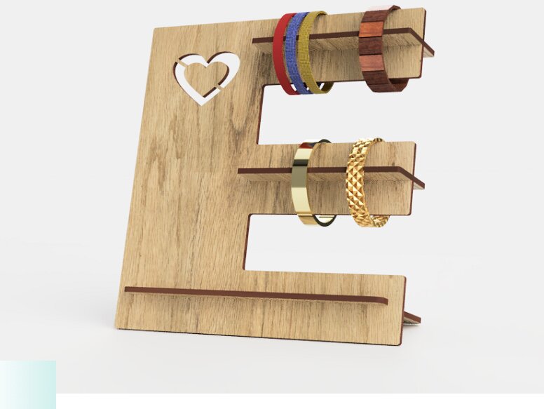 Intra απο ξύλο plywood 3mm-4mm πάχος – Απλή θήκη βραχιολιού Αρχεία κοπής με λέιζερ Δίασταση  20x20 cm INTRAFABR-117259678