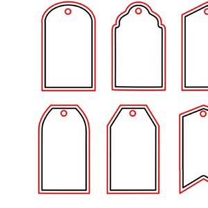 Intra απο ξύλο plywood 3mm-4mm πάχος – Απλές ετικέτες δώρων Δίασταση  20x20 cm INTRAFABR-9218998