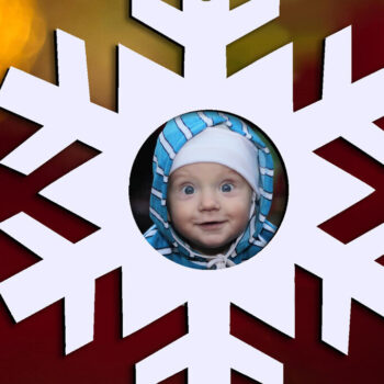 Intra απο ξύλο plywood 3mm-4mm πάχος – Simple Snowflake Το πρώτο μου χριστουγεννιάτικο δέντρο Δίασταση 20x20 cm INTRAFABR-108118466 - Image 3