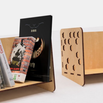 Intra απο ξύλο plywood 3mm-4mm πάχος – Απλό αρχείο κοπής με λέιζερ σε επιτραπέζια βιβλιοθήκη Δίασταση 20x20 cm INTRAFABR-118216025 - Image 4