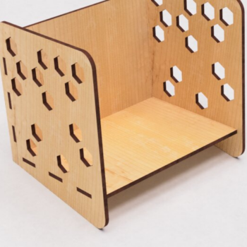 Intra απο ξύλο plywood 3mm-4mm πάχος – Απλό αρχείο κοπής με λέιζερ σε επιτραπέζια βιβλιοθήκη Δίασταση 20x20 cm INTRAFABR-118216025 - Image 9