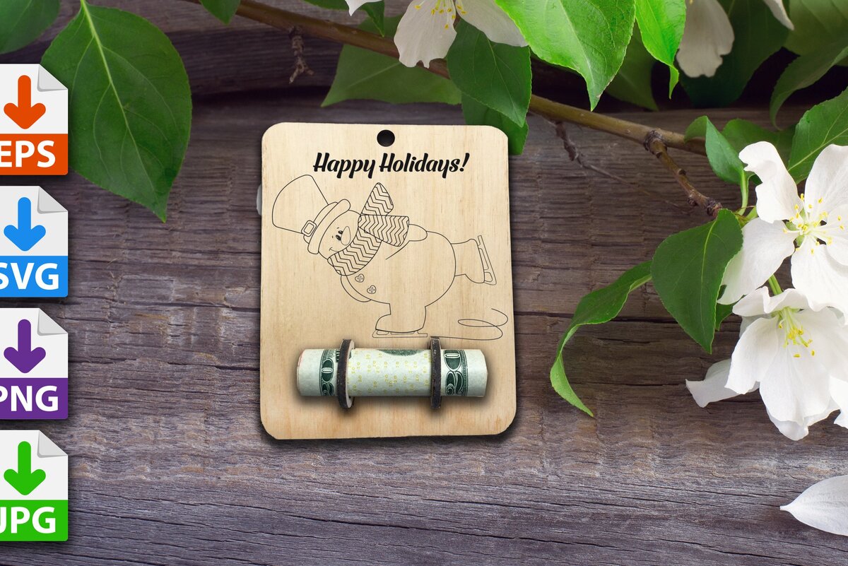 Intra απο ξύλο plywood 3mm-4mm πάχος – Κάτοχος χρημάτων για πατινάζ χιονάνθρωπος Δίασταση  20x20 cm INTRAFABR-38786623