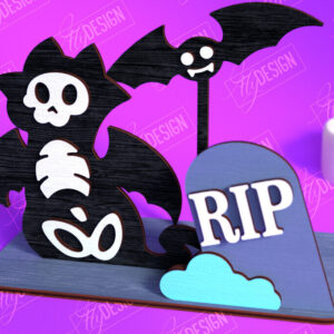 Intra απο ξύλο plywood 3mm-4mm πάχος – Skeleton Animals Shelf Sitter | Αρχείο CNC Δίασταση  20x20 cm INTRAFABR-102240058