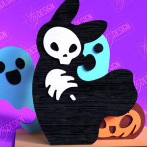 Intra απο ξύλο plywood 3mm-4mm πάχος – Skeleton Animals Shelf Sitter | Αρχείο CNC Δίασταση  20x20 cm INTRAFABR-102240082