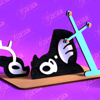 Intra απο ξύλο plywood 3mm-4mm πάχος – Skeleton Animals Shelf Sitters Bundle Δίασταση  20x20 cm INTRAFABR-102240258 - Image 3