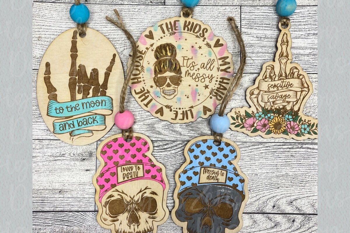 Intra απο ξύλο plywood 3mm-4mm πάχος – Πακέτο Skeleton Car Charm Laser Δίασταση  20x20 cm INTRAFABR-59793204