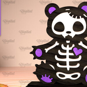 Intra απο ξύλο plywood 3mm-4mm πάχος – Skeleton Shelf Sitters Design Δίασταση  40x30 cm INTRAFABR-105217915