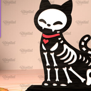 Intra απο ξύλο plywood 3mm-4mm πάχος – Skeleton Shelf Sitters Design Δίασταση  40x30 cm INTRAFABR-105218108