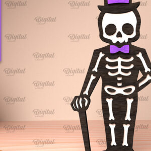 Intra απο ξύλο plywood 3mm-4mm πάχος – Skeleton Shelf Sitters Design Δίασταση  40x30 cm INTRAFABR-105217890