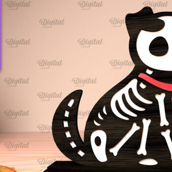 Intra απο ξύλο plywood 3mm-4mm πάχος – Skeleton Shelf Sitters LaserCut Bundle Δίασταση  20x20 cm INTRAFABR-105223811 - Image 7