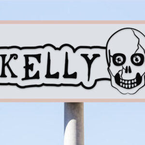 Intra απο ξύλο plywood 3mm-4mm πάχος – Πινακίδα Skelly St Street Δίασταση  20x20 cm INTRAFABR-76906422