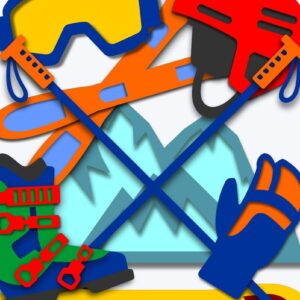 Intra απο ξύλο plywood 3mm-4mm πάχος – Ski Topper 3D Δίασταση  20x20 cm INTRAFABR-101640780