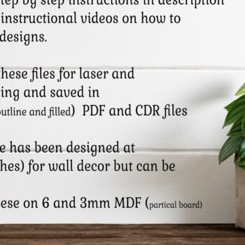 Intra απο ξύλο plywood 3mm-4mm πάχος – Πρότυπο κοπής με λέιζερ για το όνομα του σκι Δίασταση  20x20 cm INTRAFABR-90459363 - Image 5