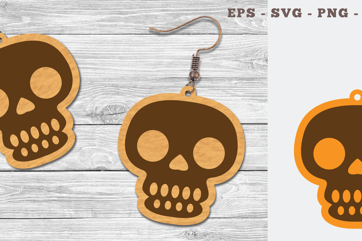 Intra απο ξύλο plywood 3mm-4mm πάχος – Σκουλαρίκια κοπής λέιζερ Skleton Δίασταση  5x5 cm INTRAFABR-107200720