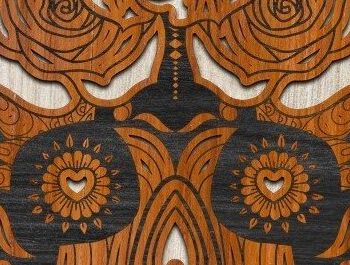 Intra απο ξύλο plywood 3mm-4mm πάχος – Κρανίο Δίασταση  20x20 cm INTRAFABR-32437162 - Image 3