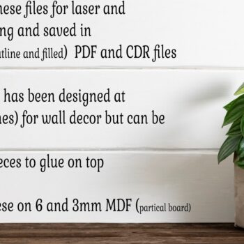 Intra απο ξύλο plywood 3mm-4mm πάχος – Επιγραφή τοίχου δύο επιπέδων κρανίου και οστών Δίασταση  40x30 cm INTRAFABR-104518377 - Image 4