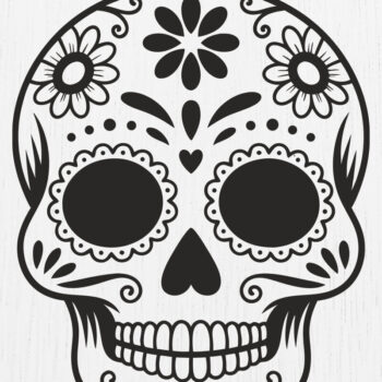 Intra απο ξύλο plywood 3mm-4mm πάχος – Skull Earrings Bundle 2 Δίασταση  5x5 cm INTRAFABR-122603279 - Image 5