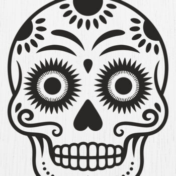 Intra απο ξύλο plywood 3mm-4mm πάχος – Skull Earrings Bundle 2 Δίασταση  5x5 cm INTRAFABR-122603279 - Image 8