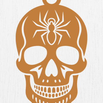 Intra απο ξύλο plywood 3mm-4mm πάχος – Σκουλαρίκια κρανίου Πακέτο Cut Laser Δίασταση  5x5 cm INTRAFABR-122603173 - Image 5