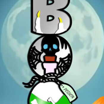 Intra απο ξύλο plywood 3mm-4mm πάχος – Κρανίο αποκριάτικο στολίδι πόρτας κρέμεται Δίασταση  20x20 cm INTRAFABR-103581105 - Image 1