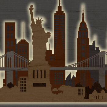 Intra απο ξύλο plywood 3mm-4mm πάχος – Προσαρμοσμένο αρχείο κοπής με λέιζερ Skyline Δίασταση 20x20 cm INTRAFABR-14064741 - Image 6