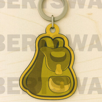 Intra απο ξύλο plywood 3mm-4mm πάχος – Μπρελόκ υπνόσακου Δίασταση  5x5 cm INTRAFABR-123332661 - Image 1