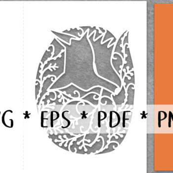 Intra απο ξύλο plywood 3mm-4mm πάχος – Ευχετήρια κάρτα Sleeping Fox Δίασταση 20x20 cm INTRAFABR-4711139 - Image 2