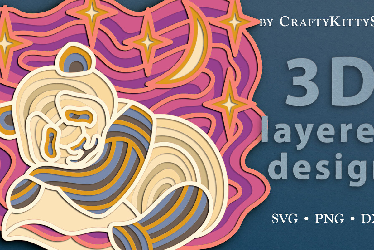 Intra απο ξύλο plywood 3mm-4mm πάχος – Sleeping Panda 3D Layered Δίασταση  20x20 cm INTRAFABR-62907317