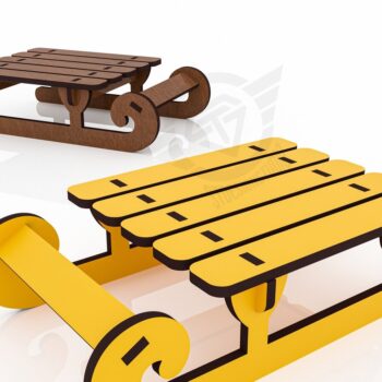 Intra απο ξύλο plywood 3mm-4mm πάχος – ΑρχείαSleigh Δίασταση 20x20 cm INTRAFABR-119476551 - Image 2