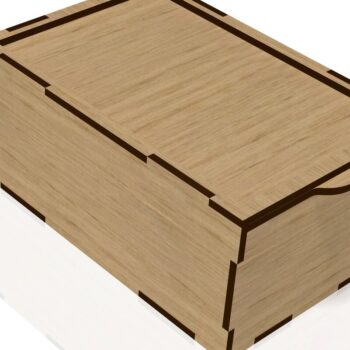 Intra απο ξύλο plywood 3mm-4mm πάχος – Slide Box, Δίασταση  20x20 cm INTRAFABR-40581135 - Image 3