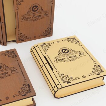 Intra απο ξύλο plywood 3mm-4mm πάχος – Slider Book Box Αρχεία Δίασταση  20x20 cm INTRAFABR-77948118 - Image 1