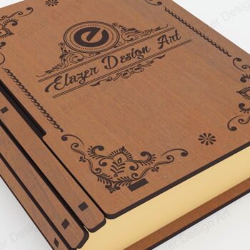 Intra απο ξύλο plywood 3mm-4mm πάχος – Slider Book Box Αρχεία Δίασταση  20x20 cm INTRAFABR-77948118 - Image 2