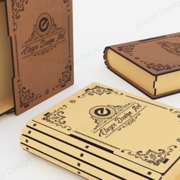 Intra απο ξύλο plywood 3mm-4mm πάχος – Slider Book Box Αρχεία Δίασταση  20x20 cm INTRAFABR-77948118 - Image 5