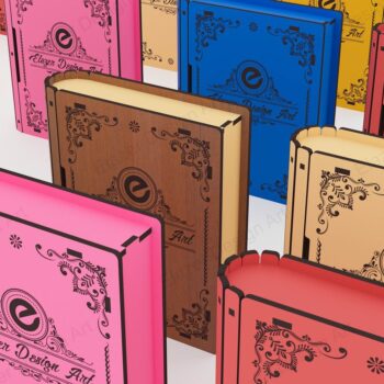 Intra απο ξύλο plywood 3mm-4mm πάχος – Slider Book Box Αρχεία Δίασταση  20x20 cm INTRAFABR-77948118 - Image 6