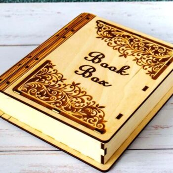 Intra απο ξύλο plywood 3mm-4mm πάχος – Slider Book Box Files Δίασταση  20x20 cm INTRAFABR-114259629 - Image 2