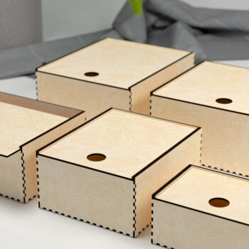 Intra απο ξύλο plywood 3mm-4mm πάχος – Slider Box Bundle - Αρχεία κοπής με λέιζερ Δίασταση  20x20 cm INTRAFABR-27377062 - Image 1