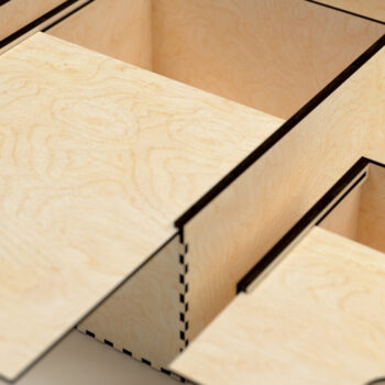 Intra απο ξύλο plywood 3mm-4mm πάχος – Slider Box Bundle - Αρχεία κοπής με λέιζερ Δίασταση  20x20 cm INTRAFABR-27377062 - Image 3
