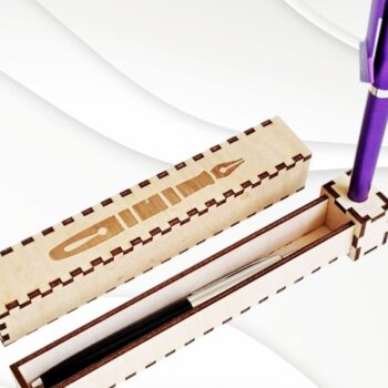 Intra απο ξύλο plywood 3mm-4mm πάχος – Θήκη στυλό Slider Δίασταση  20x20 cm INTRAFABR-32168227 - Image 1