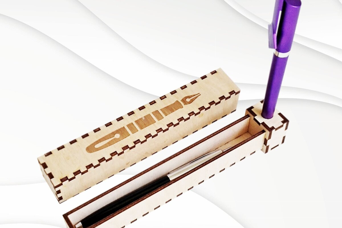 Intra απο ξύλο plywood 3mm-4mm πάχος – Θήκη στυλό Slider Δίασταση  20x20 cm INTRAFABR-32168227